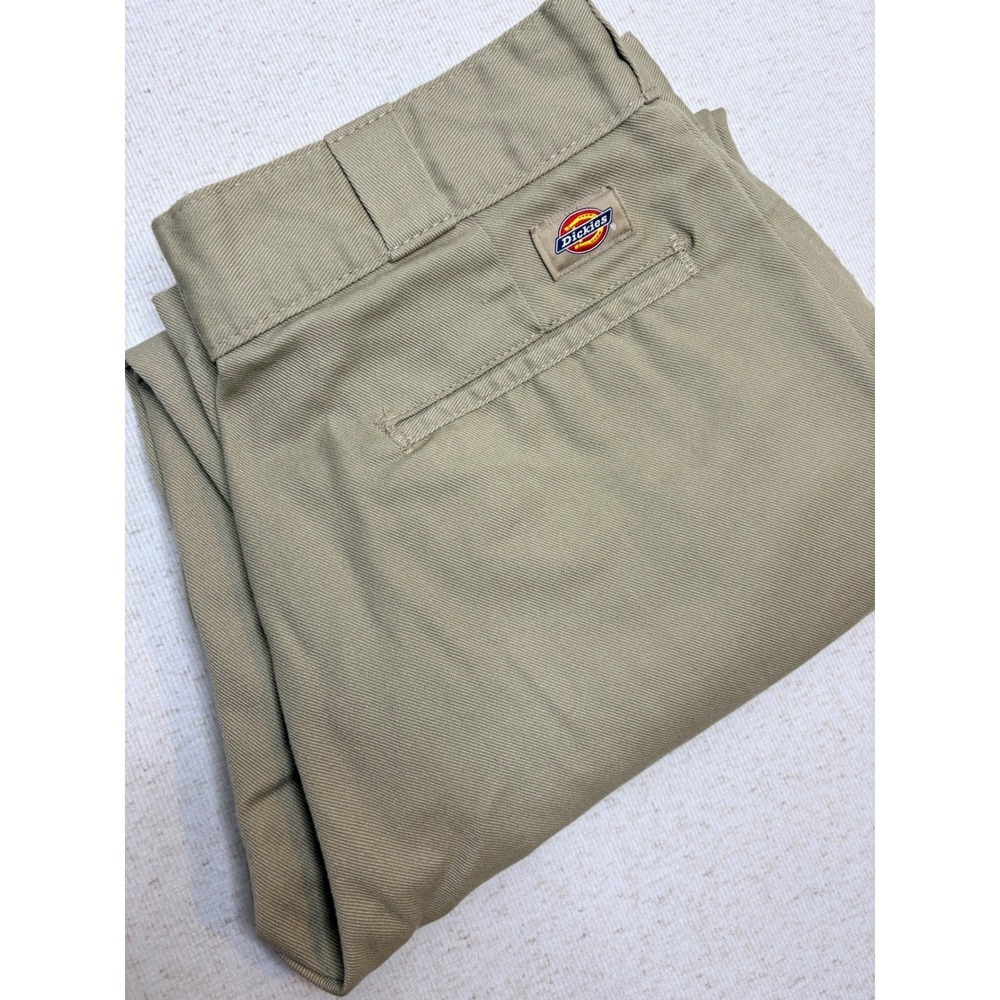 Dickies 874 Original Fit Flex Work Pants Khaki Tan Mens 34x30 11874DS